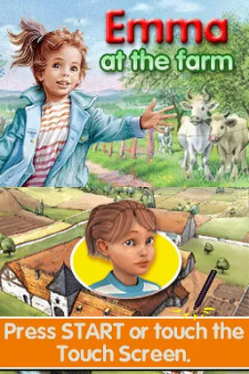 Emma at the Farm (USA) (En,Fr,Es) screen shot title